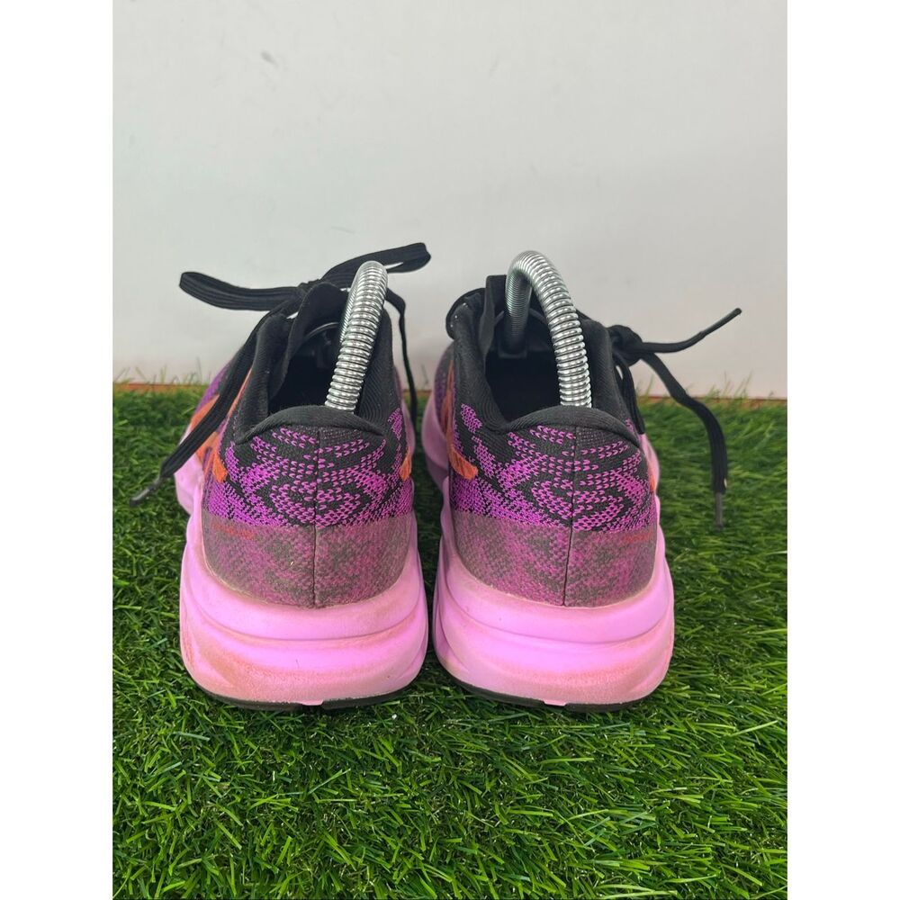 ASICS Novablast Women's Running Shoes | Black/Pink/Orange | US Size 8 - Picture 4 of 11